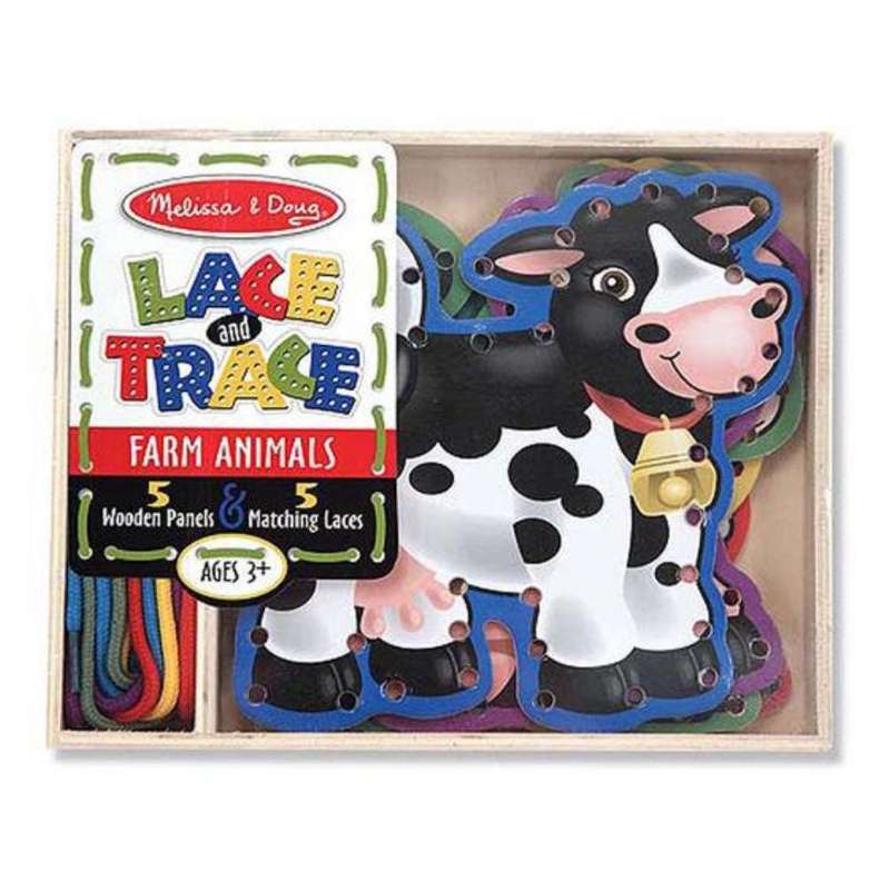 Melissa & Doug Farm Lace & Trace