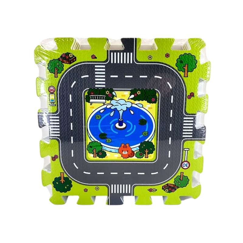 EVA Road Map Mats - 9 Blocks (31.5cm x 31.5cm)