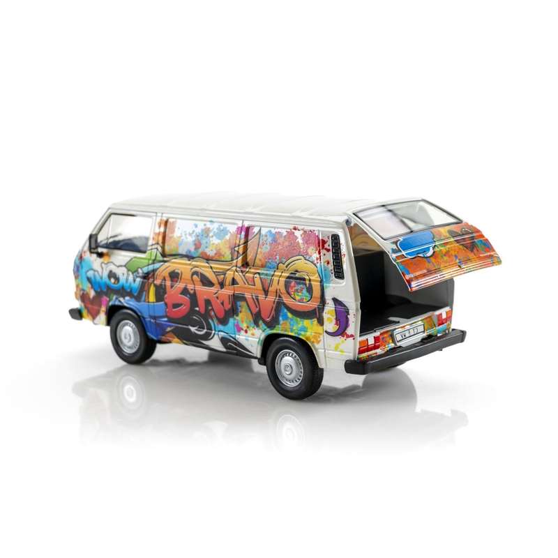 Motormax Volkswagen Type2 (T3) Graffiti Scale 1:24