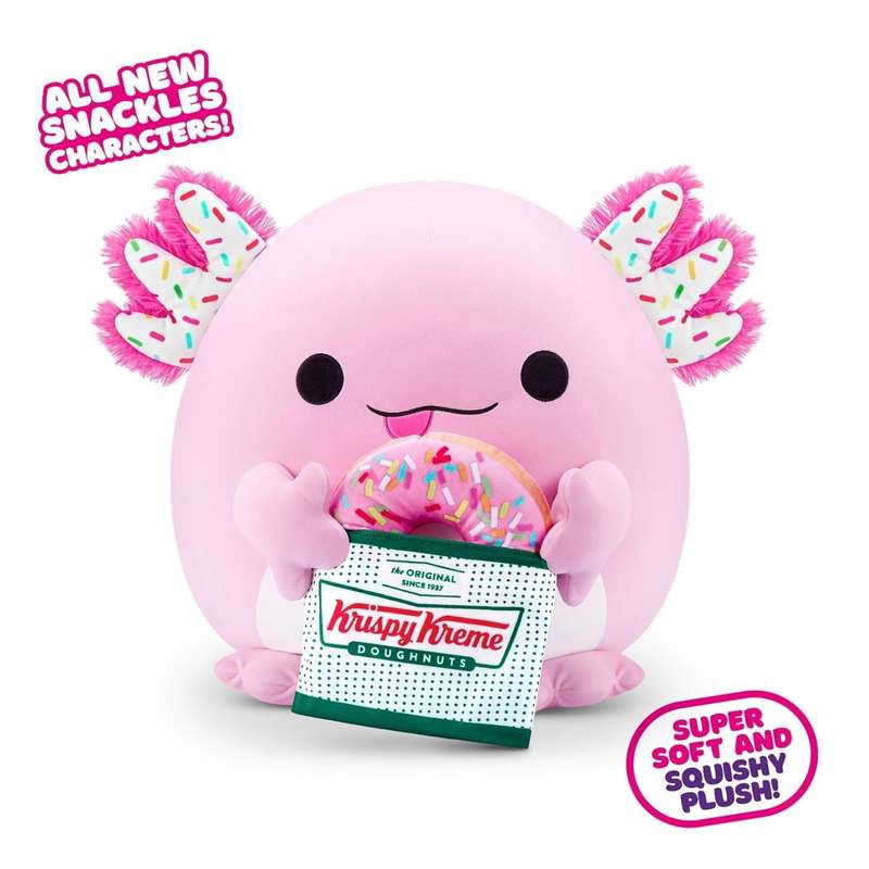 ZURU 36cm SNACKLES-PLUSH -SERIES 2 - Krispy Kream