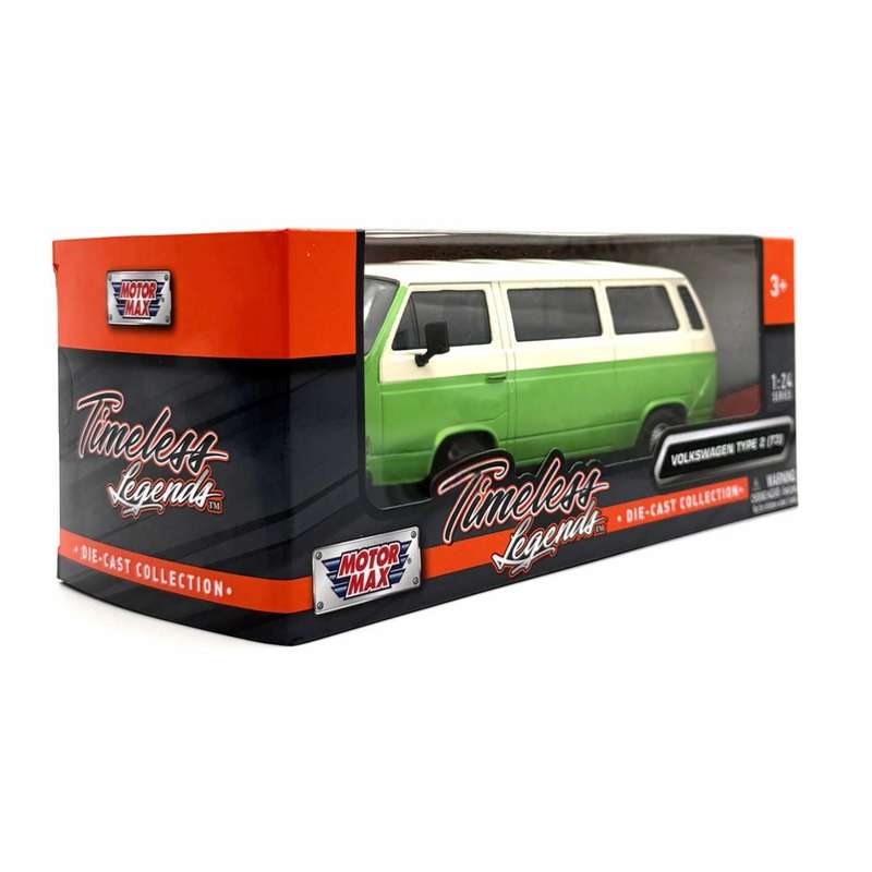 Motormax 1:24 Volkswagen Type2 (T3) Green