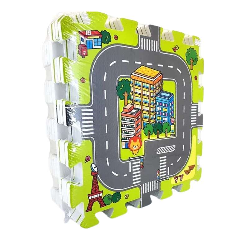 EVA Road Map Mats - 9 Blocks (31.5cm x 31.5cm)