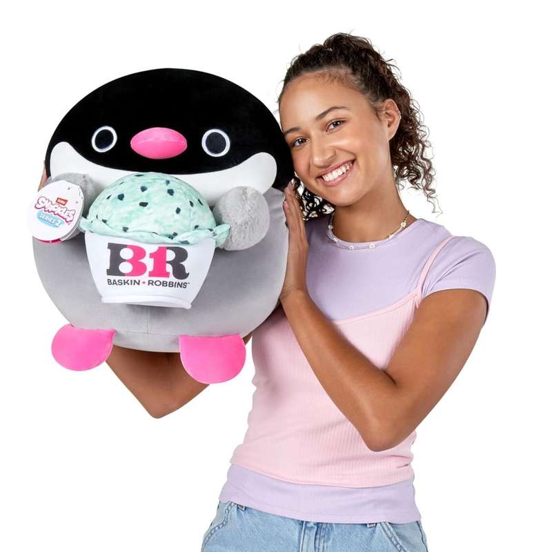 ZURU 36cm SNACKLES-PLUSH -SERIES 2 -  BASKIN ROBBINS