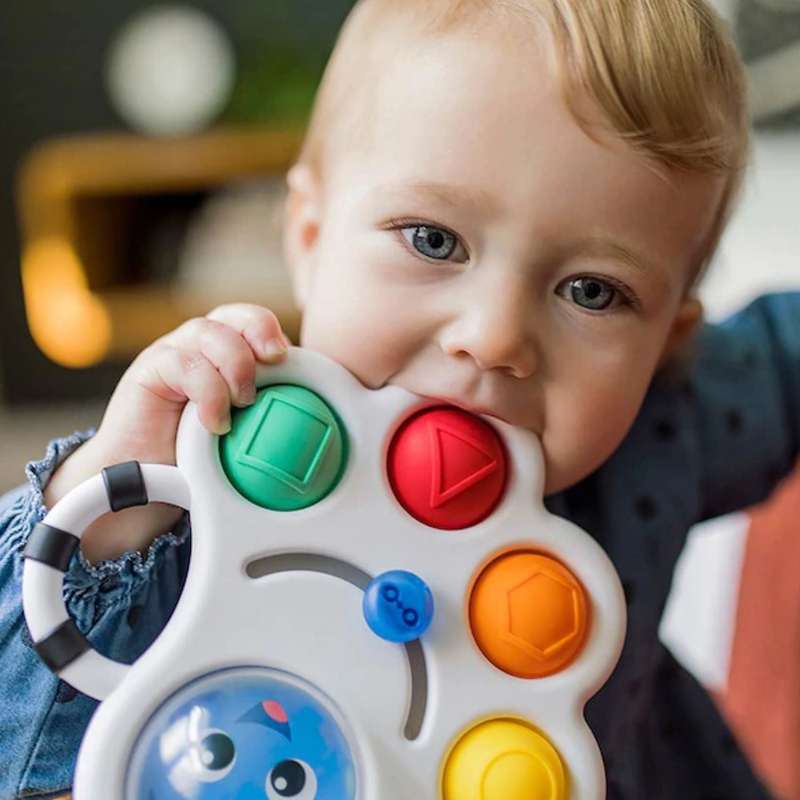 Baby Einstein - Opuss Shape Pops Sensory Rattle & Teether