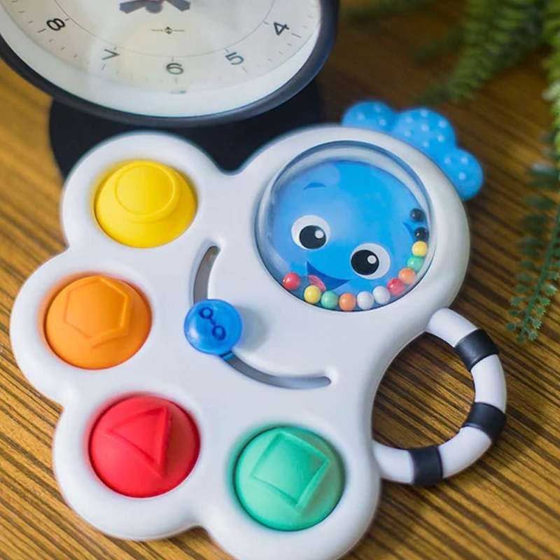Baby Einstein - Opuss Shape Pops Sensory Rattle & Teether
