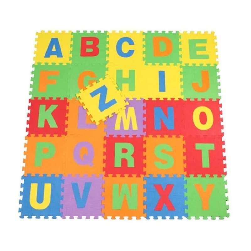 EVA A-Z Mat Upper Case - 26 Blocks (31.5cm x 31.5cm)