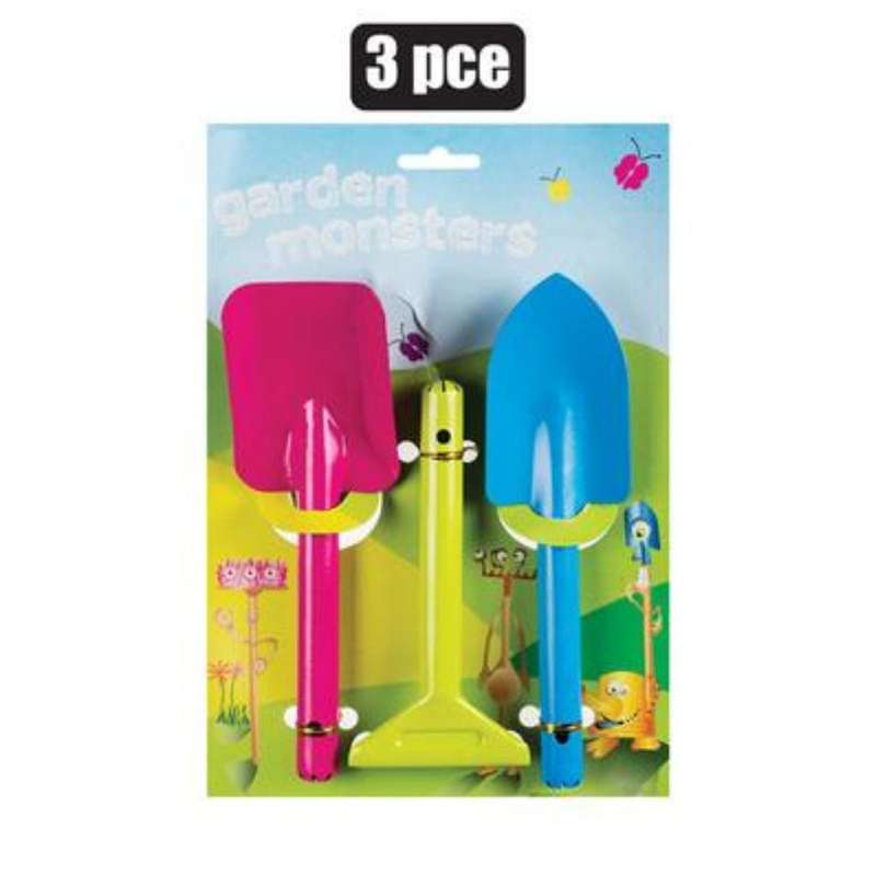 Garden Monsters - Kid Toolset 3PCE