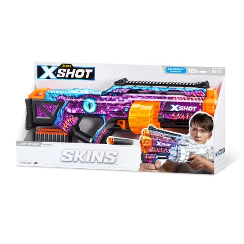 X-SHOT-SKINS-LAST STAND (16 Darts) Assorted Colours