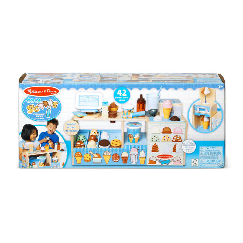 Melissa & Doug Cool Scoops Ice Cream Ice Creamery Counter