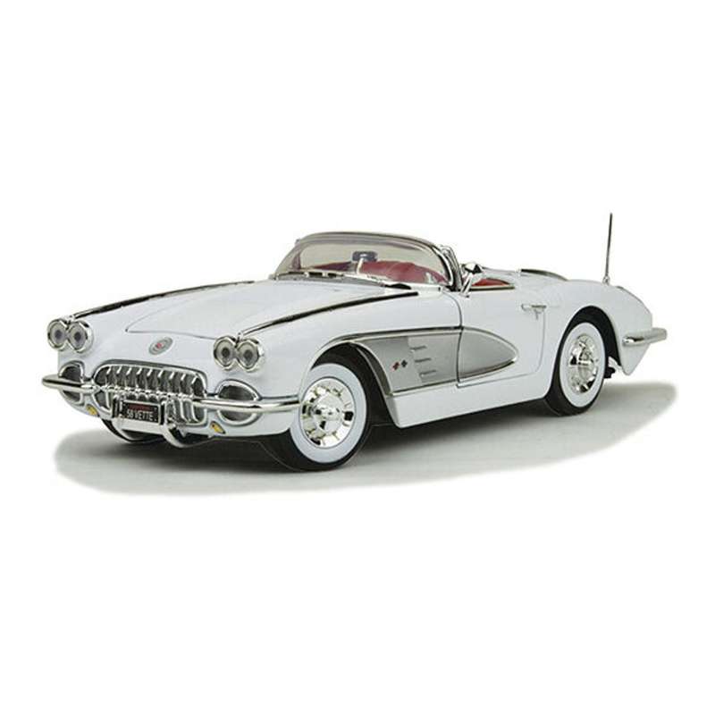 Motormax - 1958 Corvette Scale 1:18 - White