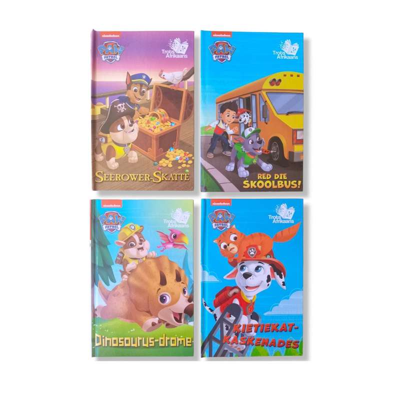 PAW Patrol Trots Afrikaans Boekstel - Stel van 4