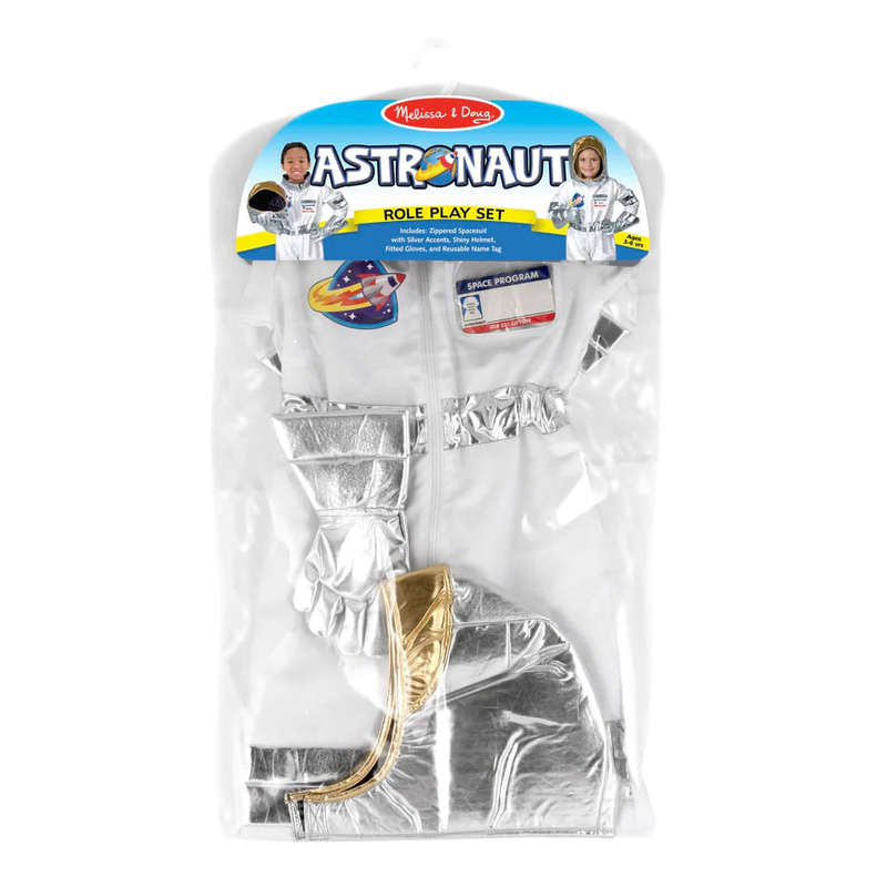 Melissa & Doug Astronaut Role Play Outfit and Rocket Tent
