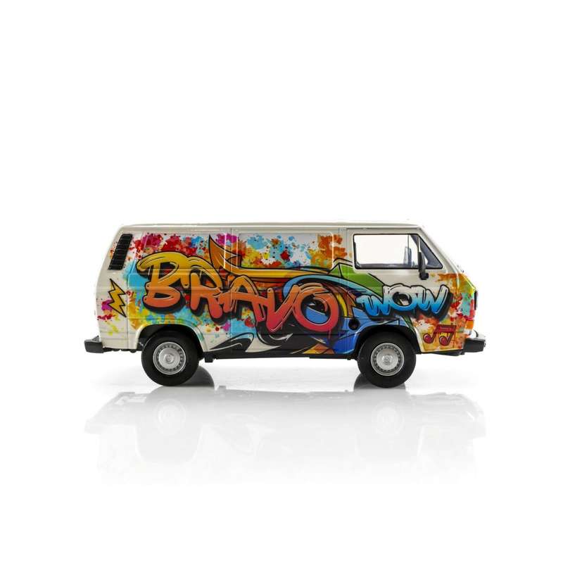 Motormax Volkswagen Type2 (T3) Graffiti Scale 1:24