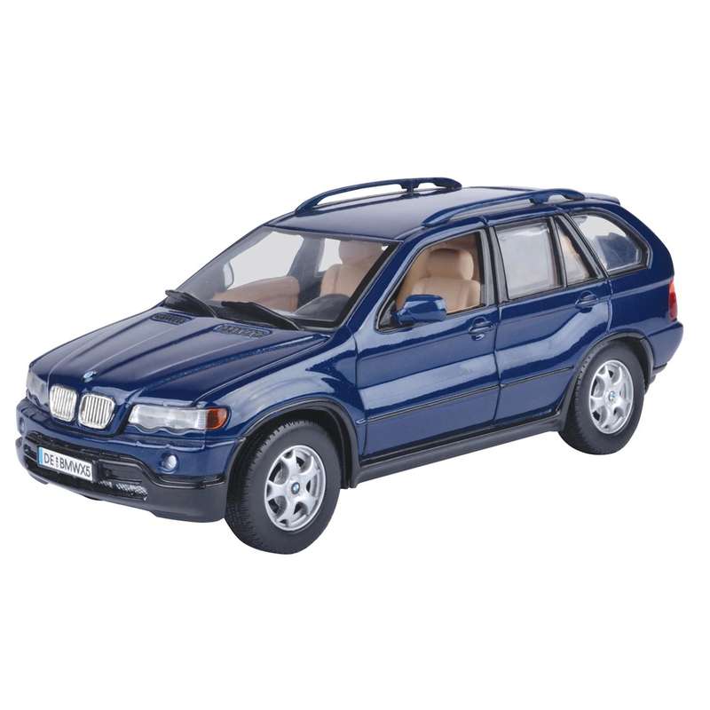 Motormax BMW X5 Diecast Model Scale 1:24 Metallic Blue