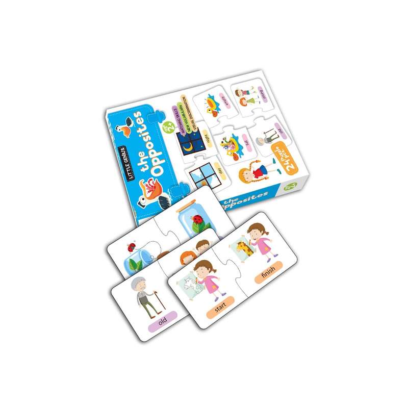 Hello Book Little Genius The Opposites (24 Puzzles Pieces)