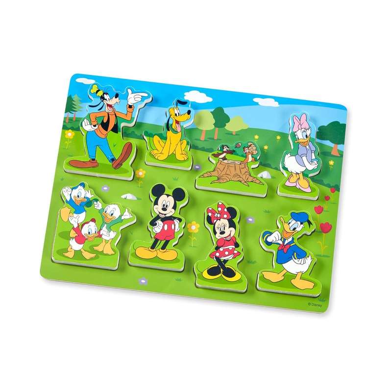 Melissa & Doug Disney Mickey Mouse Chunky Wooden Puzzle