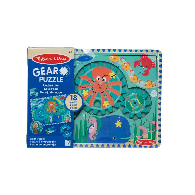 Melissa & Doug Wooden Underwater Gear Puzzle  18 Pieces