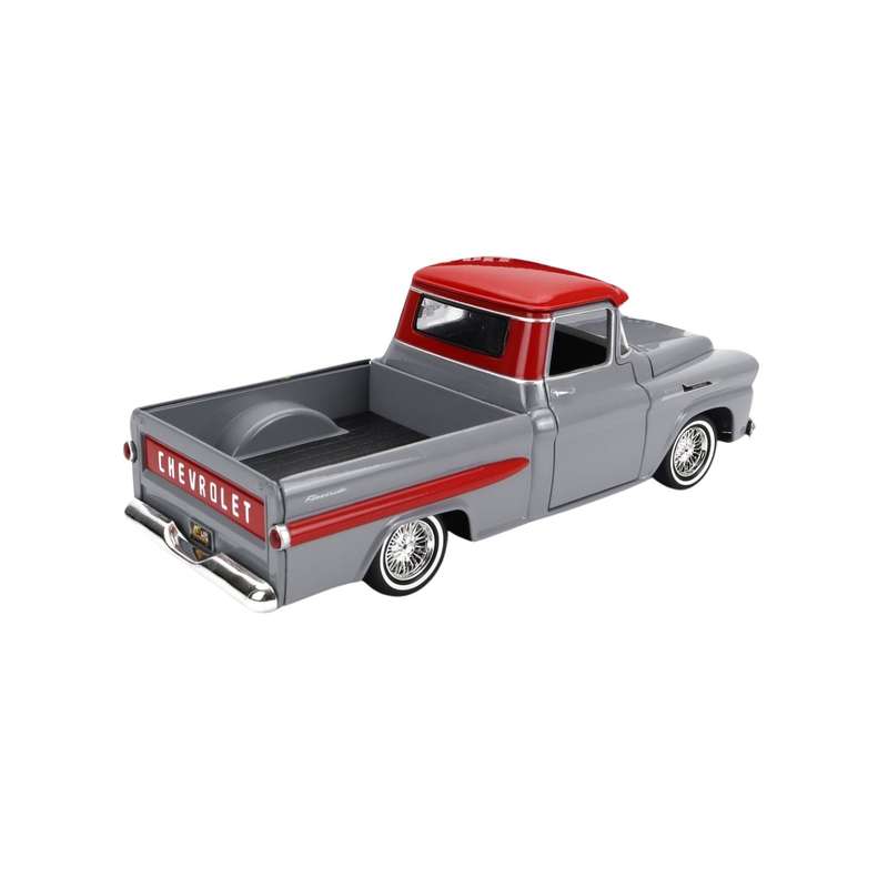 Motormax  1958 Chevy Apache Fleetside Pickup Grey - Scale 1:24