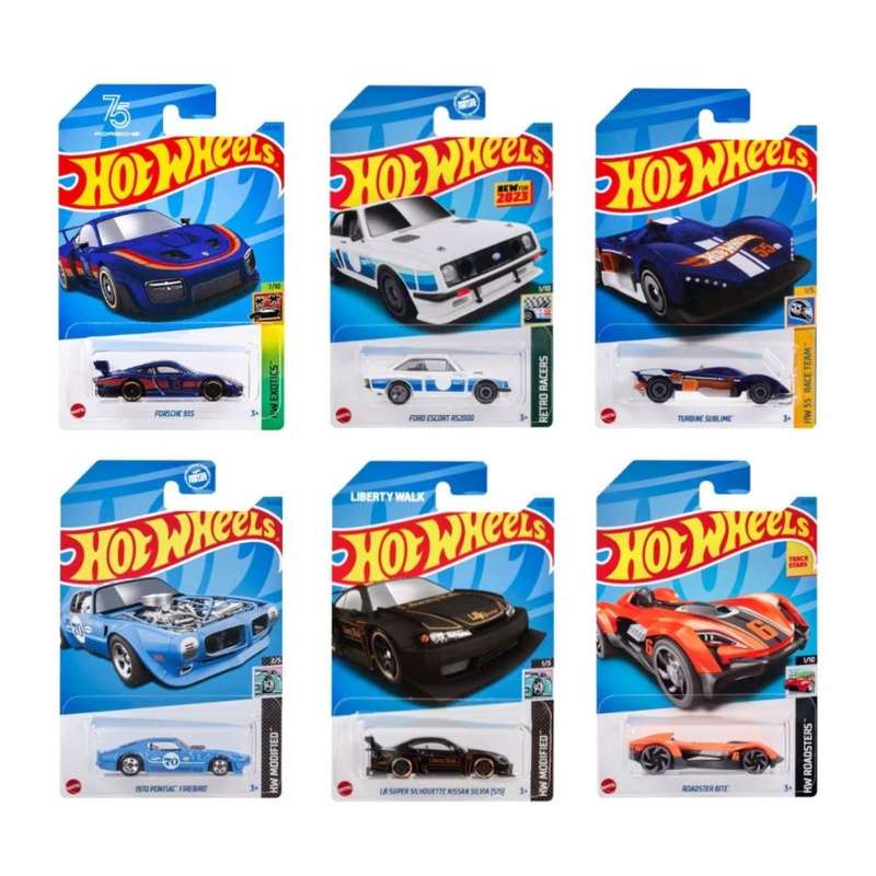 Hot Wheels Basic Car Assortment - 5 Cars