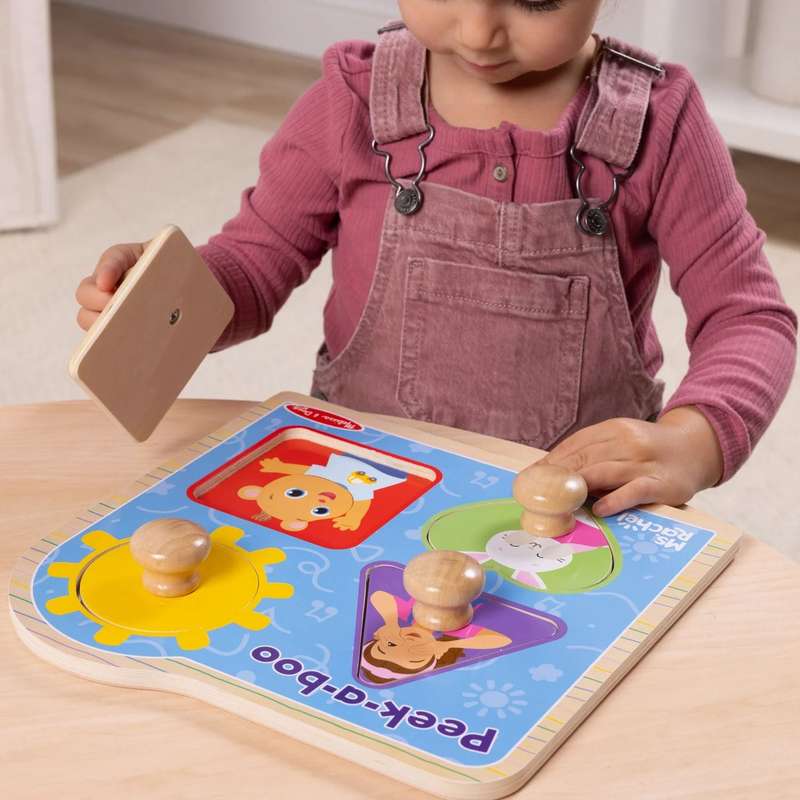 Melissa & Doug Ms Rachel Jumbo Knob Puzzle