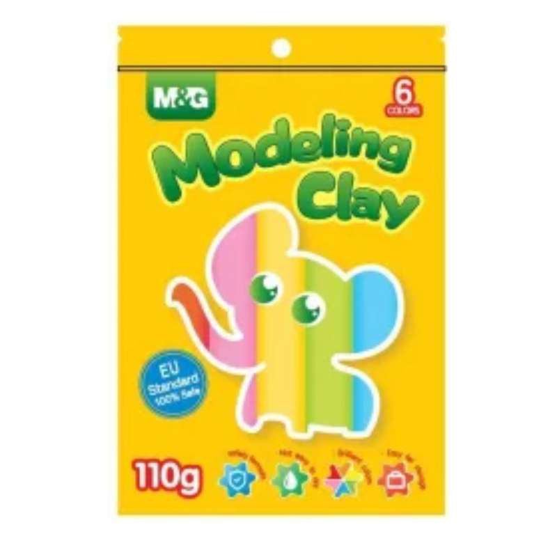 M&G Modeling Clay 6 Colours 110g