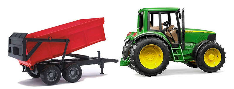 Bruder John Deere 6920 Tractor With Tipping Trailer