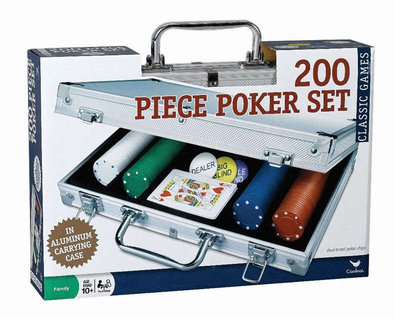 Cardinals Poker Set In Aluminuim Case (200 Two Tone Chips)