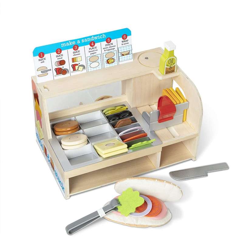Melissa & Doug Slice & Stack Sandwich Counter