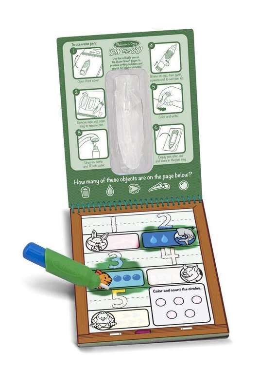 Melissa & Doug On the Go Water Wow Numbers Activity Book