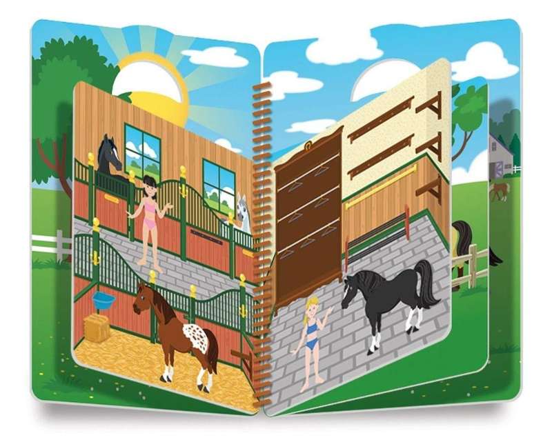 Melissa & Doug Puffy Sticker Activity Book - Riding Club