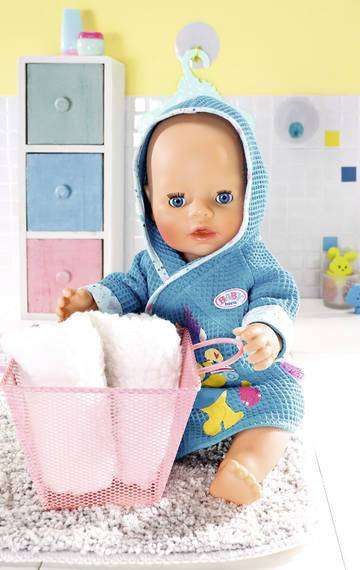Baby Born Bathrobe Blue