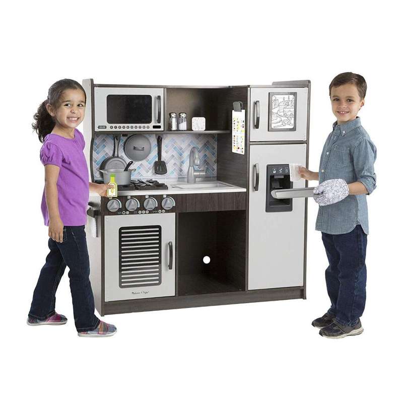 Melissa & Doug Chef's Play Kitchen Charcoal