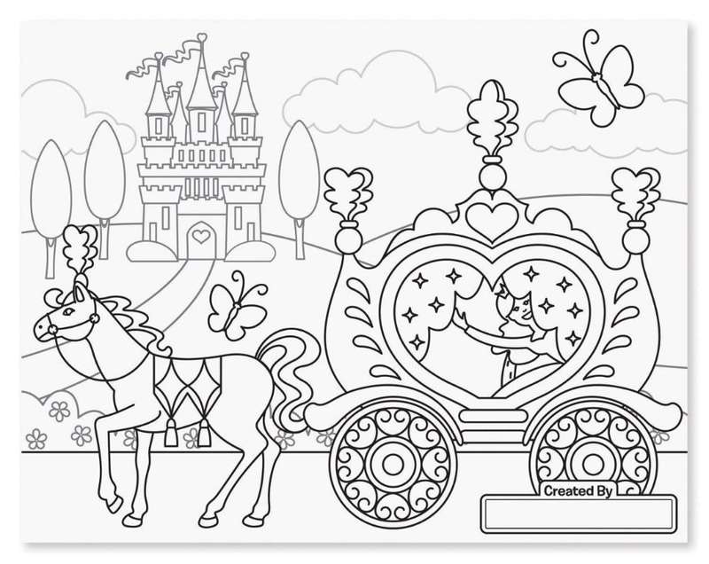 Melissa & Doug Princess and Fairy Jumbo Coloring Pad