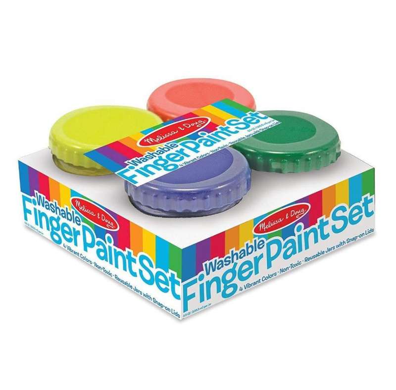 Melissa & Doug Finger Paint Set 4 pcs