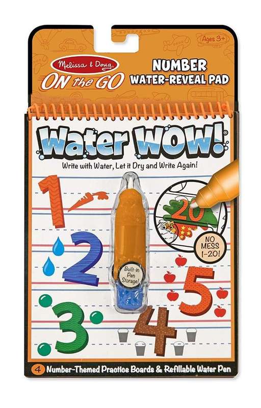 Melissa & Doug On the Go Water Wow Numbers Activity Book