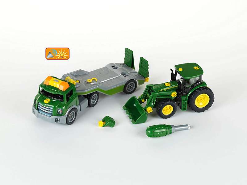 Klein 3908 John Deere Transporter With Tractor