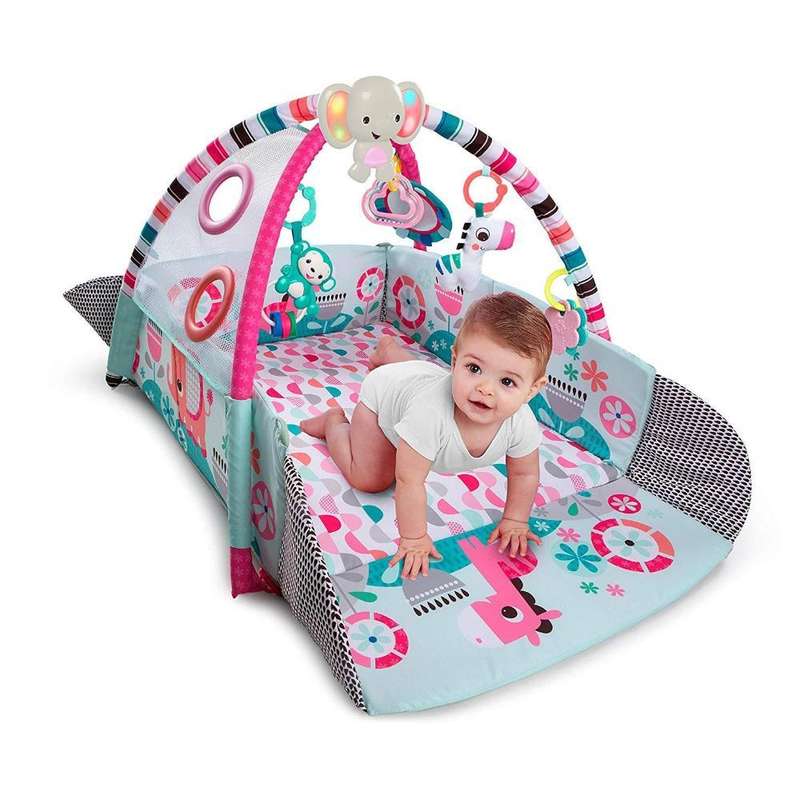 Bright Starts 5-in-1 Your Way Ball Play Pink Activity Gym - BOX DAMAGED
