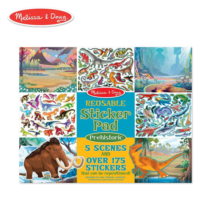 Melissa & Doug Reusable Sticker Pad - Prehistoric