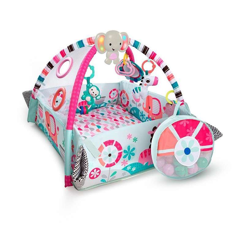 Bright Starts 5-in-1 Your Way Ball Play Pink Activity Gym - BOX DAMAGED