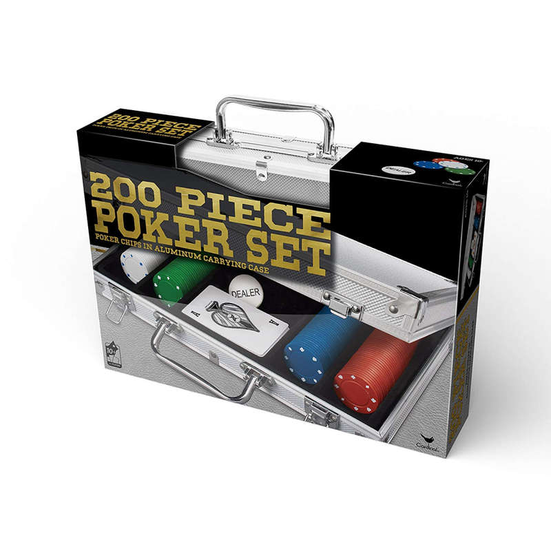 Cardinals Poker Set In Aluminuim Case (200 Two Tone Chips)