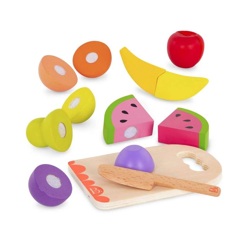 B. Toys Chop n Play Fruits Wooden Toy Fruits
