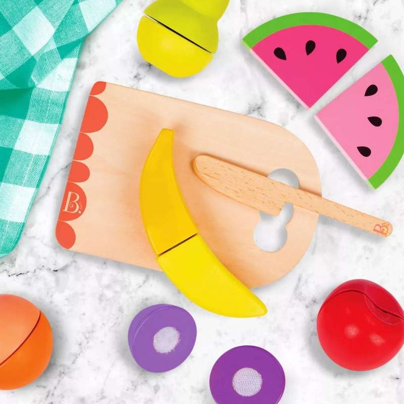 B. Toys Chop n Play Fruits Wooden Toy Fruits