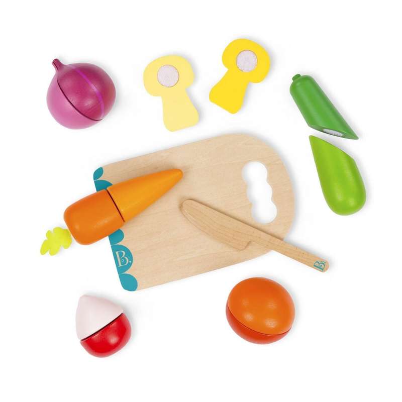 B. Toys Chop n Play Wooden Vegetables