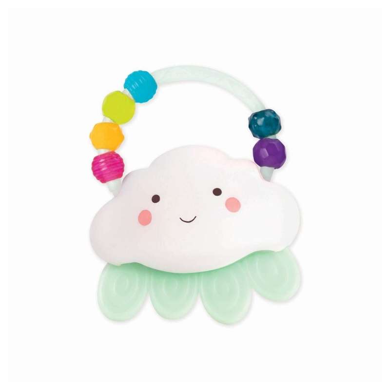 B. Toys Rain-Glow Squeeze Light-Up Baby Rattle