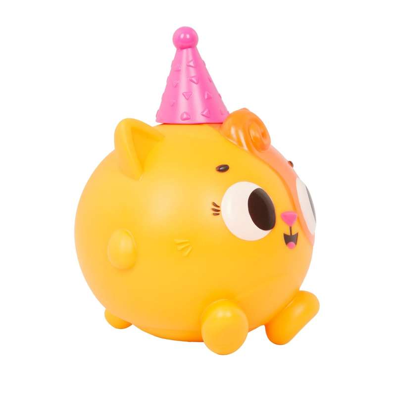 B. toys Squeak n Glow Lolo - Light-Up Squeaky Ball Cat