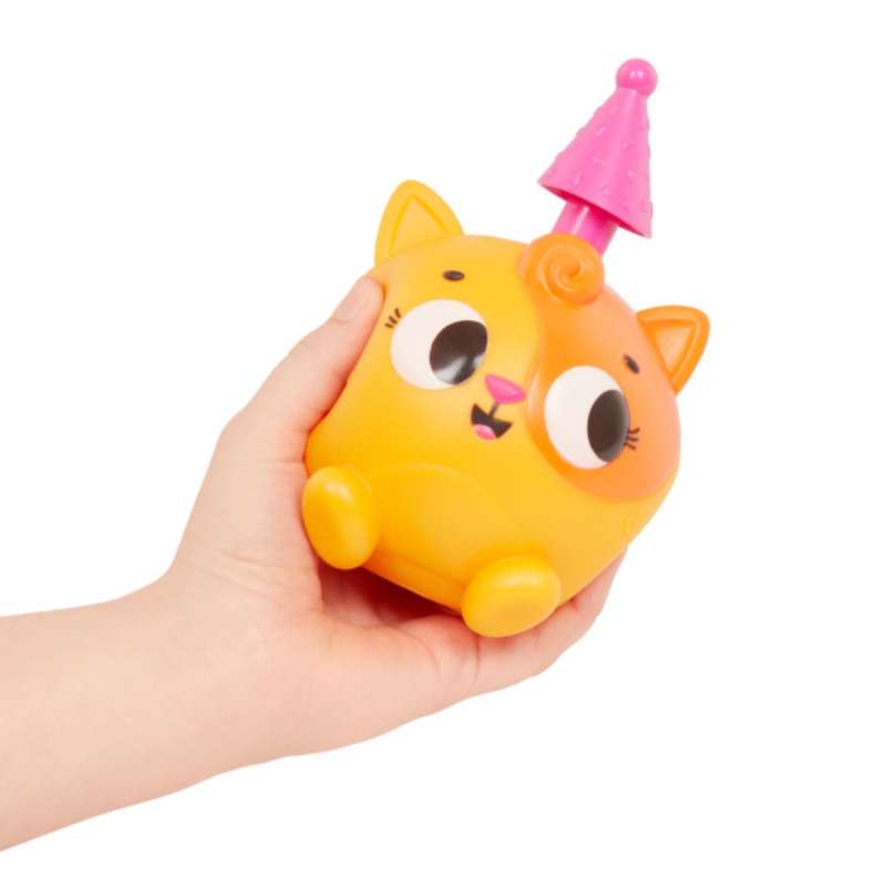 B. toys Squeak n Glow Lolo - Light-Up Squeaky Ball Cat