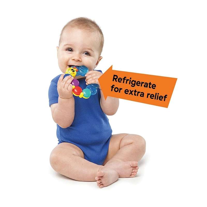 Baby Einstein Caterpillar Water Teether - Blue