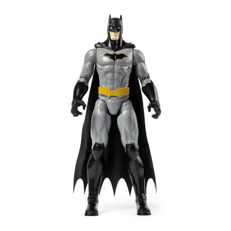 Batman 12 Action Figure - Silver With Yellow Belt