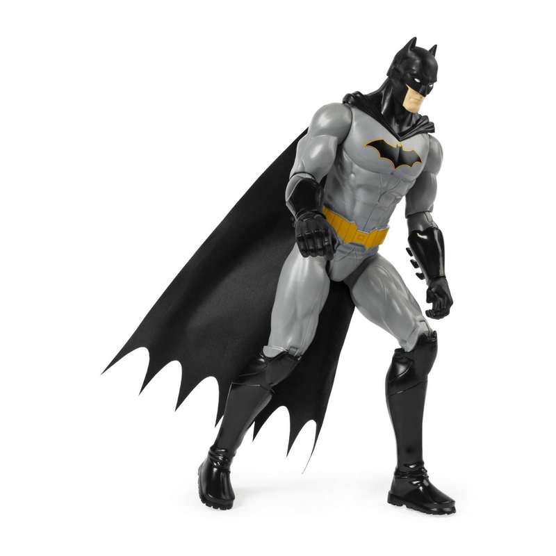 Batman 12 Action Figure - Silver With Yellow Belt