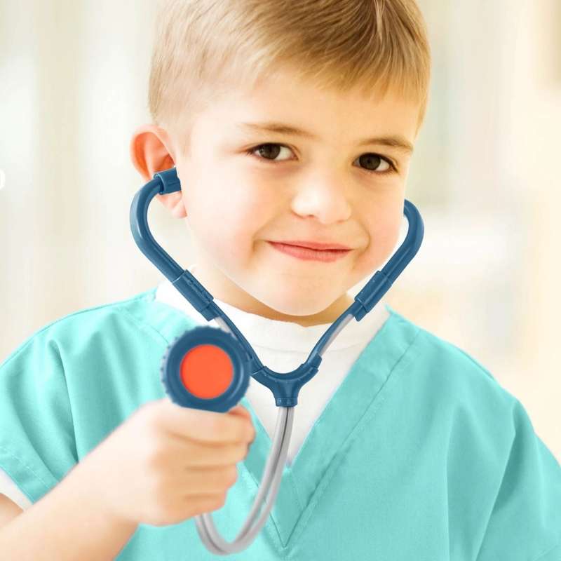 Battat Little Doctors Kit Deluxe Doctor Set w/Scrubs Top & Mask